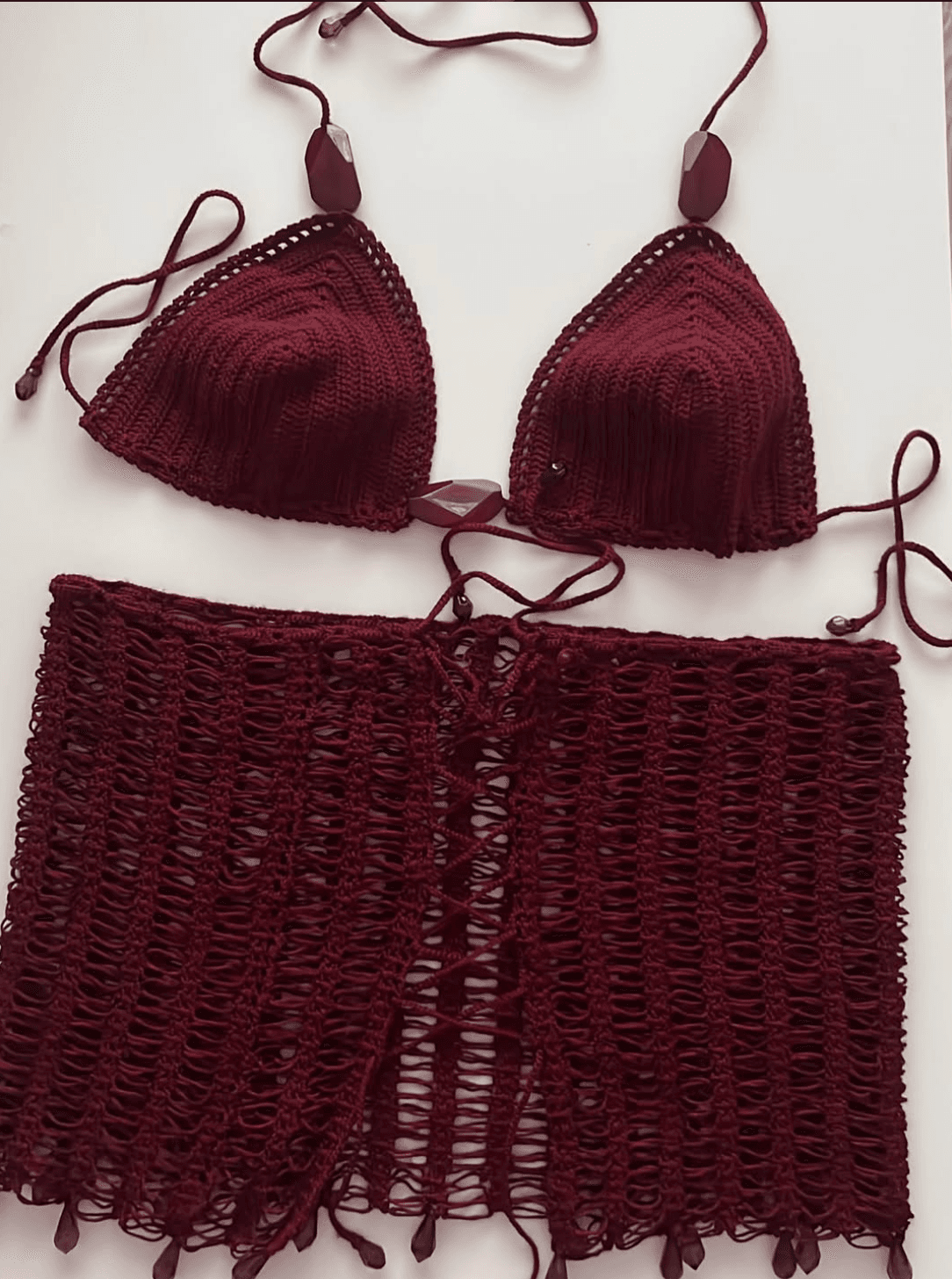 Vino El Örgüsü Bikini Takımı